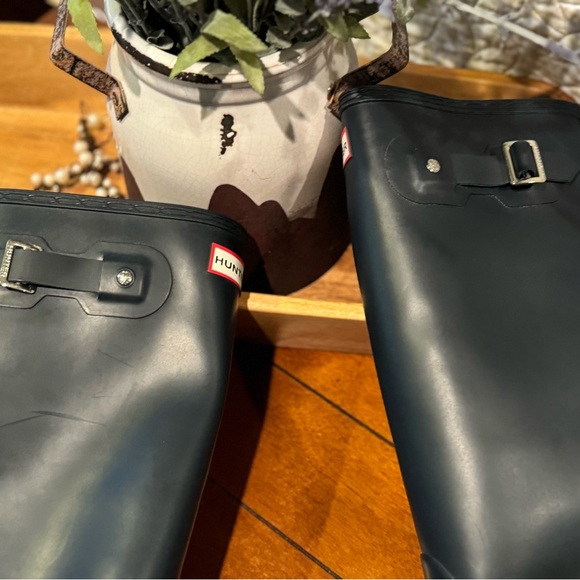 Hunter Tall Rain Boots - Navy - Picture 5 of 6